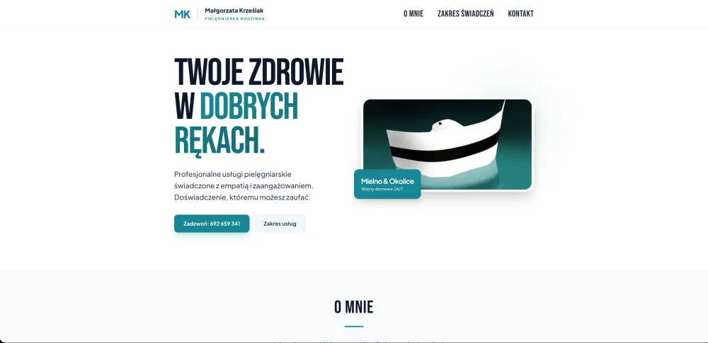 Wdrożenie pielegniarka.mielno.pl
