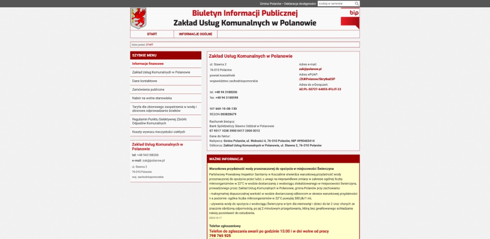 Miniaturka dla zuk.polanow.pl